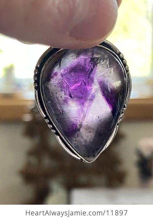 Purple Star Amethyst Stone Crystal Pendant Jewelry - #squ7v8mpePk-7
