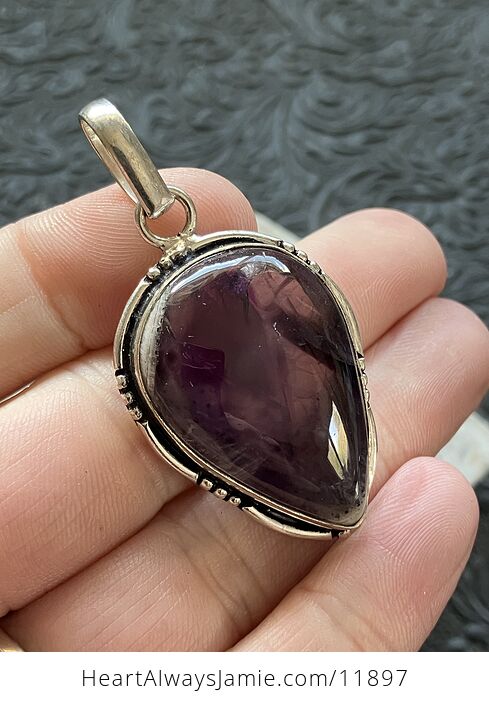 Purple Star Amethyst Stone Crystal Pendant Jewelry - #squ7v8mpePk-3
