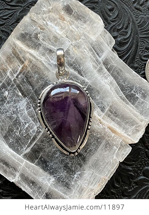 Purple Star Amethyst Stone Crystal Pendant Jewelry - #squ7v8mpePk-1
