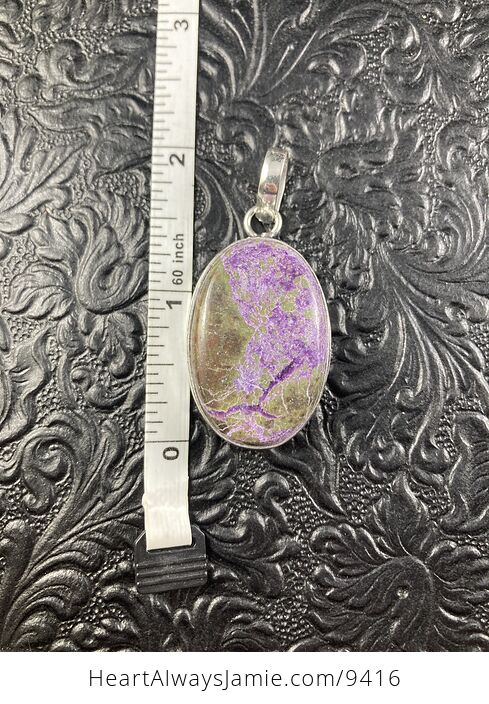Purpurite Stichtite Crystal Jewelry Stone Pendant - #0AcKd5uo7PI-2