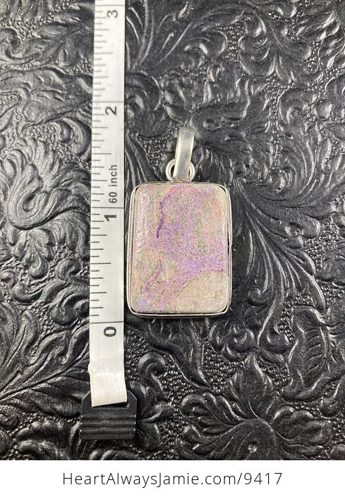 Purpurite Stichtite Crystal Jewelry Stone Pendant - #xyq2w5LDGcc-2