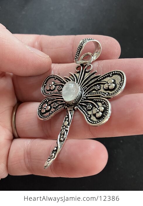 Quartz Dragonfly Stone Jewelry Crystal Pendant - #vy73cMdUKr8-5