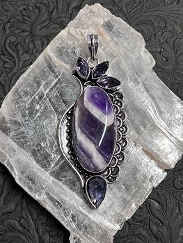 Rainbow Dream Amethyst Pendant Stone Crystal Jewelry #tNwIGbiMapc