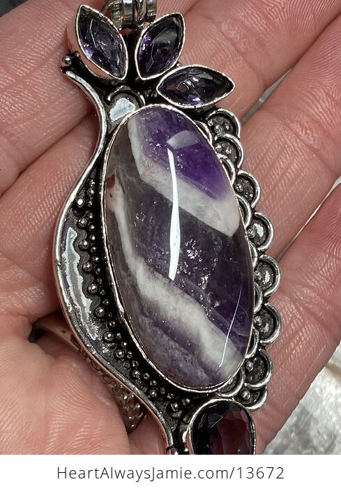 Rainbow Dream Amethyst Pendant Stone Crystal Jewelry - #tNwIGbiMapc-5