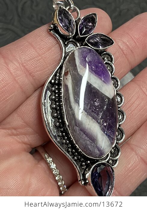 Rainbow Dream Amethyst Pendant Stone Crystal Jewelry - #tNwIGbiMapc-6