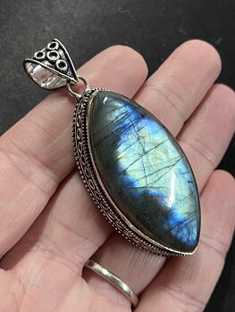 Rainbow Labradorite Crystal Stone Jewelry Pendant #vzJnIpLLXkY