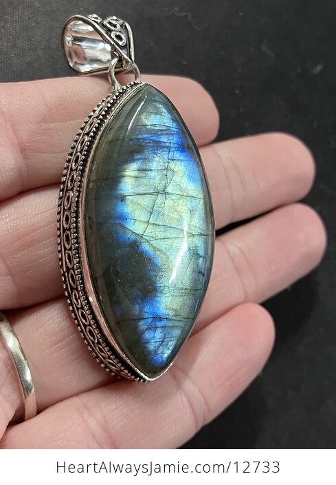 Rainbow Labradorite Crystal Stone Jewelry Pendant - #vzJnIpLLXkY-10