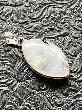 Rainbow Moonstone Gemstone Crystal Jewelry Pendant #WEUqzKIIeTw