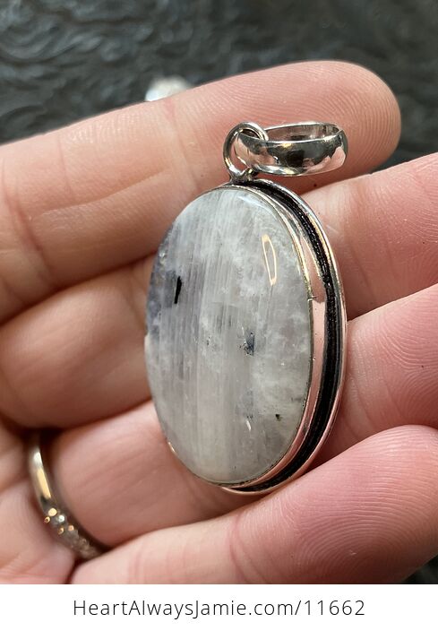 Rainbow Moonstone Gemstone Crystal Jewelry Pendant - #DAirXD6T1Ig-4