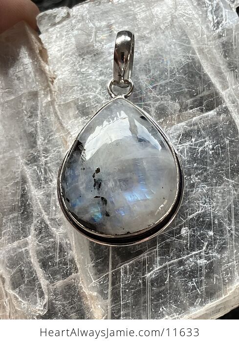 Rainbow Moonstone Gemstone Crystal Jewelry Pendant - #TO1EHPKypiY-6