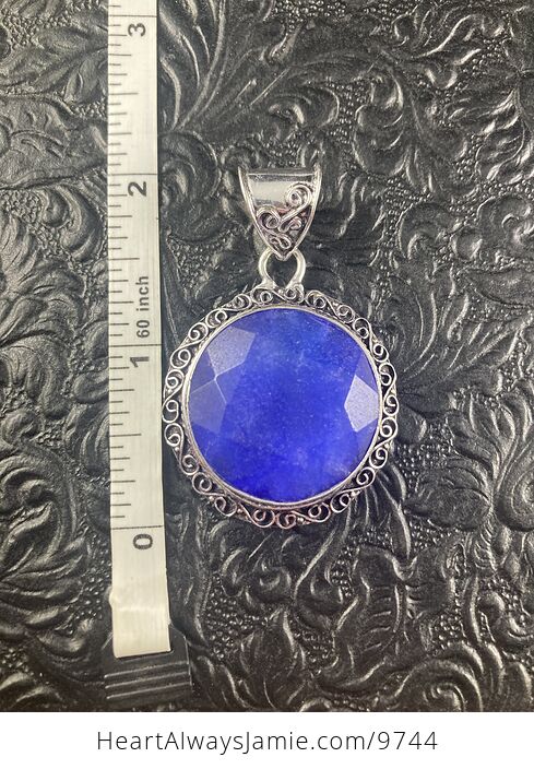 Raw Burmese Sapphire Crystal Stone Jewelry Pendant - #GtfydN4DK9Q-4