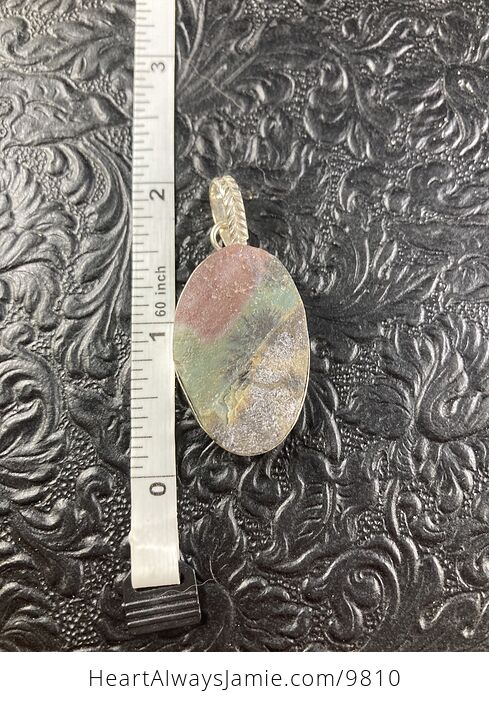Raw Ruby Zoisite Crystal Stone Jewelry Pendant - #Oazjgcx2ujk-6
