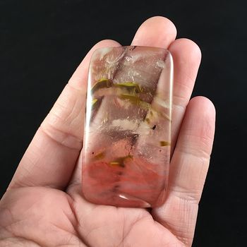 Rectangle Shaped Cherry Quartz Stone Jewelry Pendant #UnwadUYVgSY