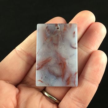 Rectangle Shaped Chicken Bloodstone Jewelry Pendant #fGEgNrnPV3s