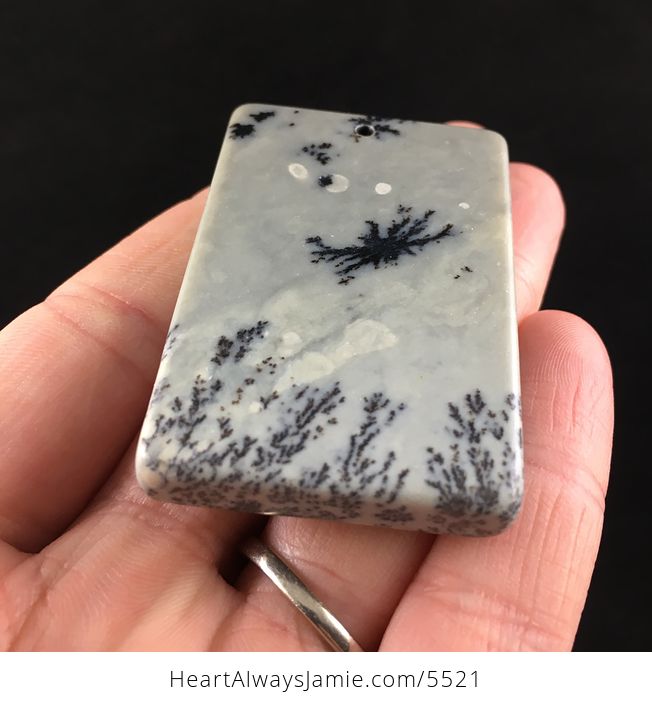 Rectangle Shaped Chohua Jasper Stone Jewelry Pendant - #WEeCAcCwjAM-7