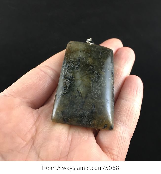 Rectangle Shaped Labradorite Stone Jewelry Pendant - #dRfU7gFr9lc-2