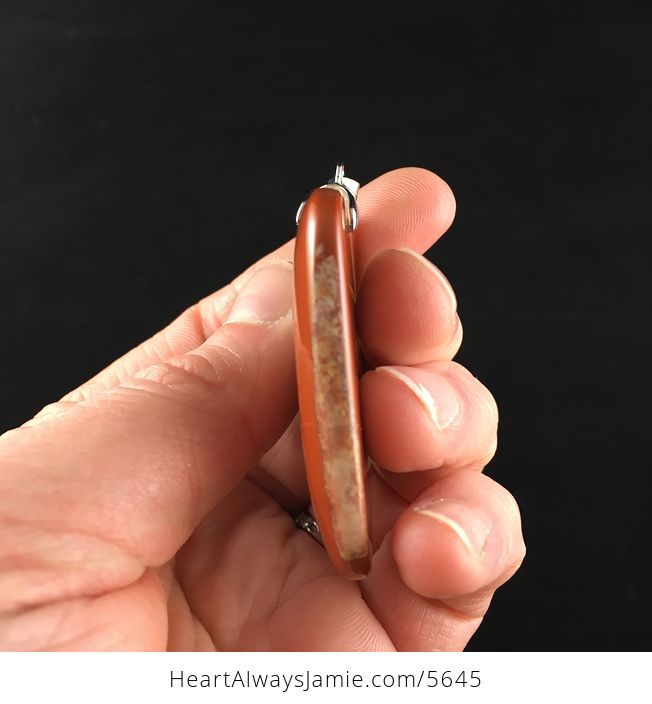 Rectangle Shaped Red Jasper Stone Jewelry Pendant - #rNqh798yeBs-5