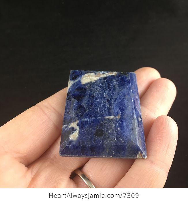 Rectangular Blue Sodalite Stone Jewelry Pendant - #SHXGaUGeIxo-5