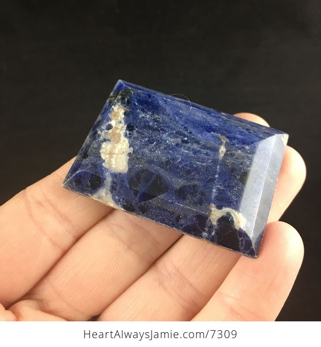 Rectangular Blue Sodalite Stone Jewelry Pendant - #SHXGaUGeIxo-3
