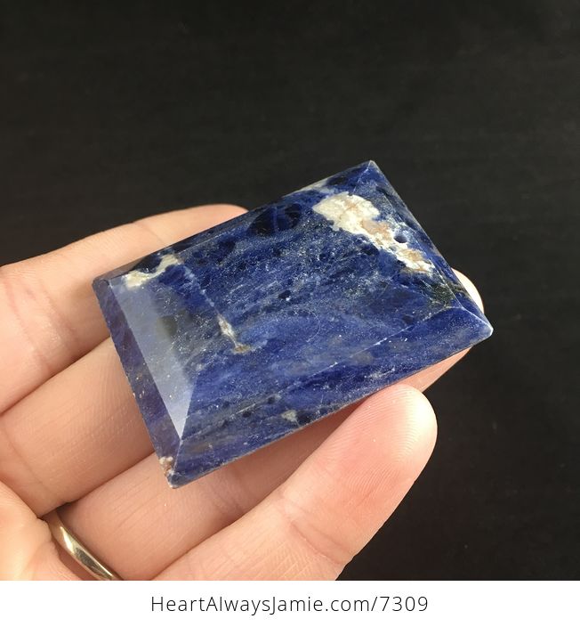 Rectangular Blue Sodalite Stone Jewelry Pendant - #SHXGaUGeIxo-4
