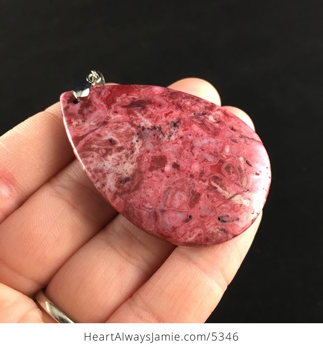 Red Crazy Lace Mexican Agate Stone Jewelry Pendant - #shzYtvw4Fts-5
