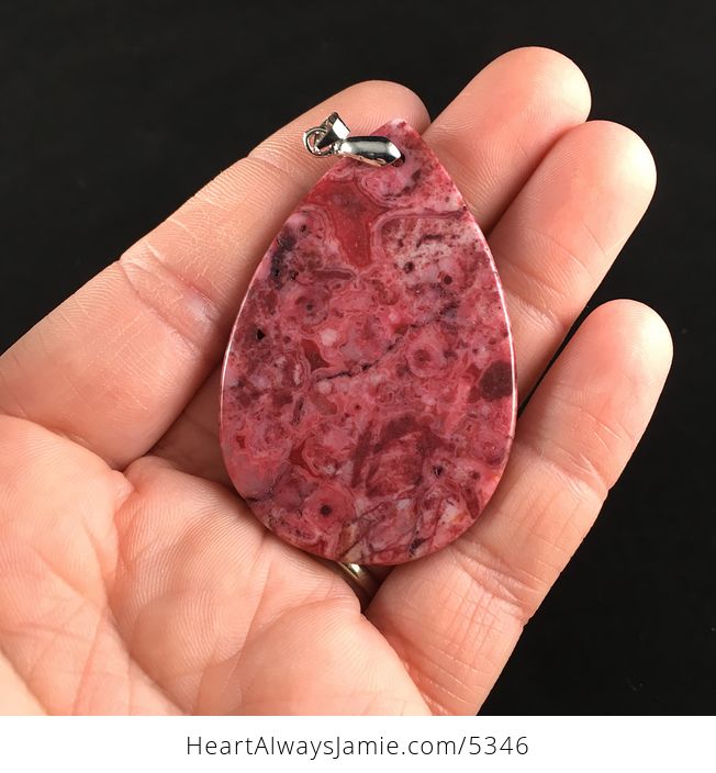 Red Crazy Lace Mexican Agate Stone Jewelry Pendant - #shzYtvw4Fts-7