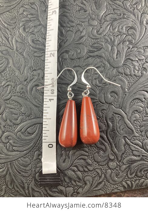 Red Jasper Stone Jewelry Earrings - #NDRu3FySQfs-3