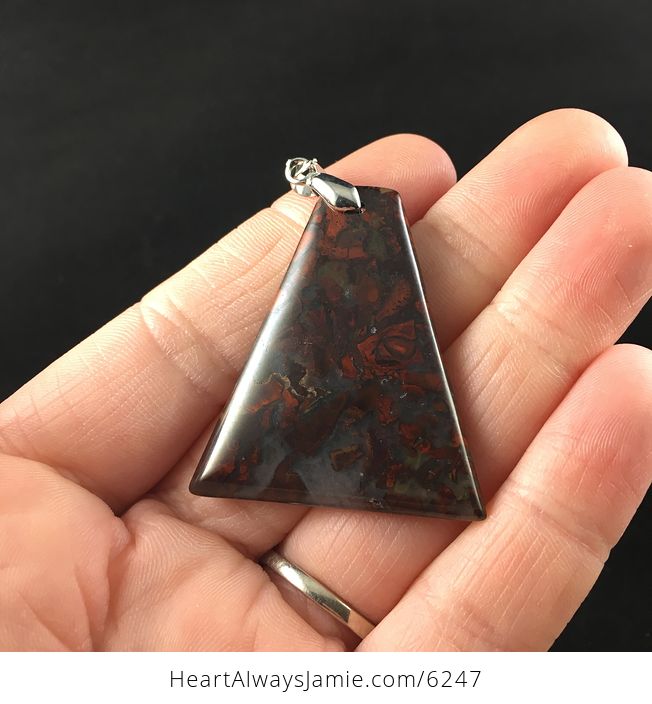 Red Jasper Stone Jewelry Pendant - #TJoes9z2DHM-6