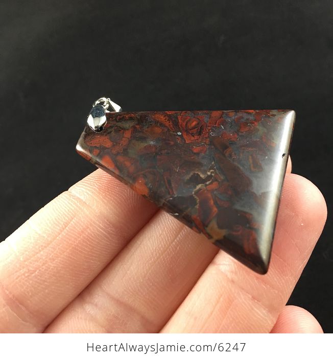 Red Jasper Stone Jewelry Pendant - #TJoes9z2DHM-8