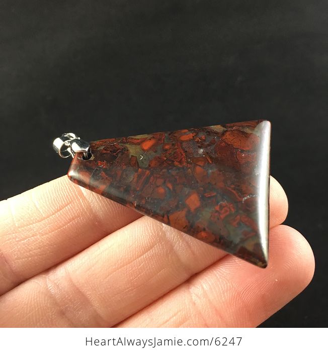 Red Jasper Stone Jewelry Pendant - #TJoes9z2DHM-4