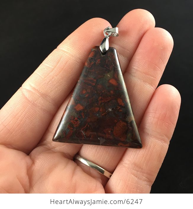 Red Jasper Stone Jewelry Pendant - #TJoes9z2DHM-1