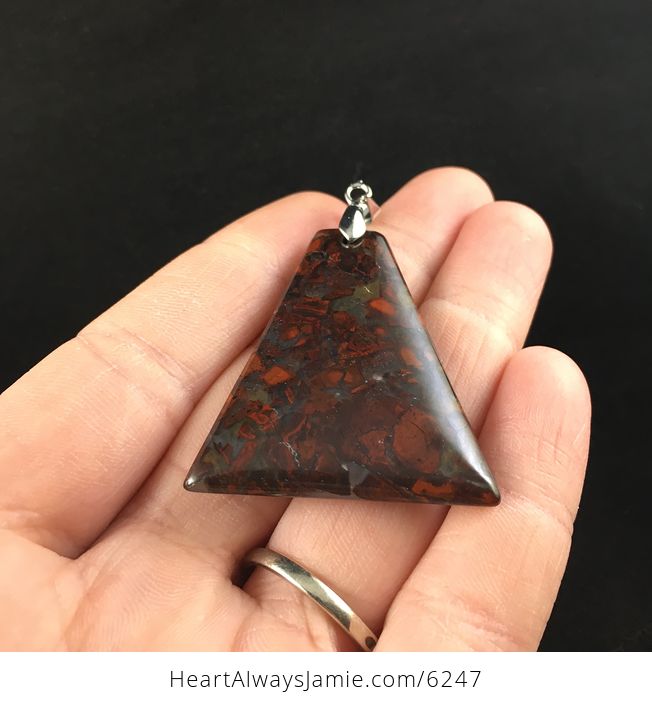 Red Jasper Stone Jewelry Pendant - #TJoes9z2DHM-2