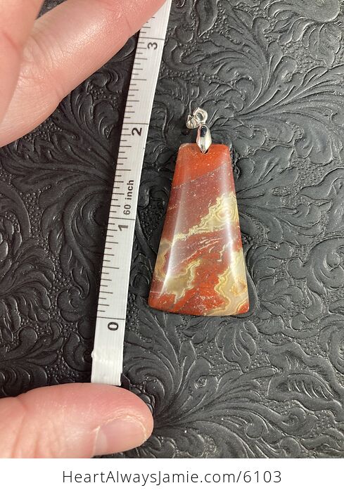 Red Jasper Stone Jewelry Pendant - #ioSLjTkPNU8-6