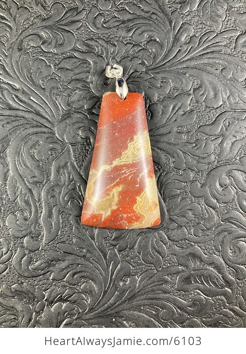 Red Jasper Stone Jewelry Pendant - #ioSLjTkPNU8-5