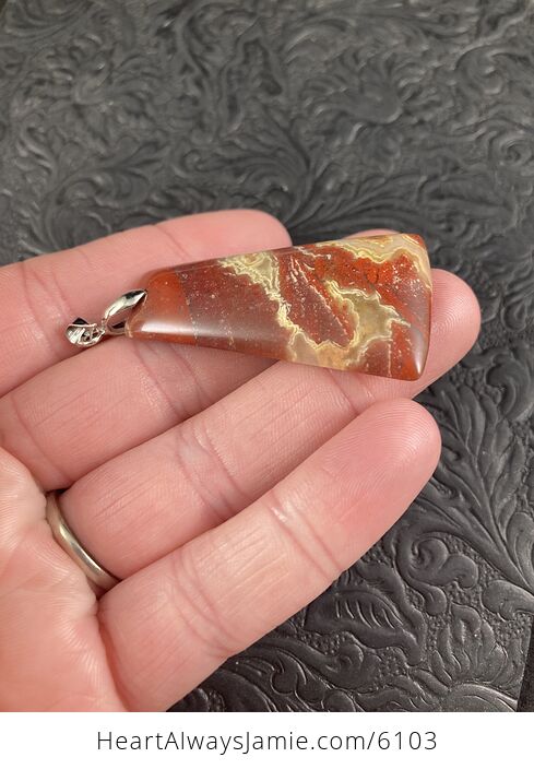 Red Jasper Stone Jewelry Pendant - #ioSLjTkPNU8-4