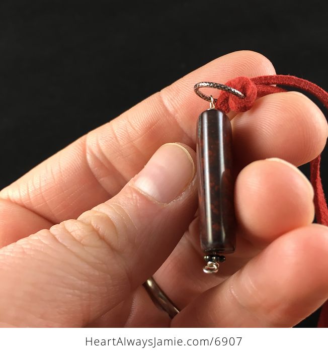 Red Jasper Stone Jewelry Pendant Necklace - #jONKT1jHGoA-3