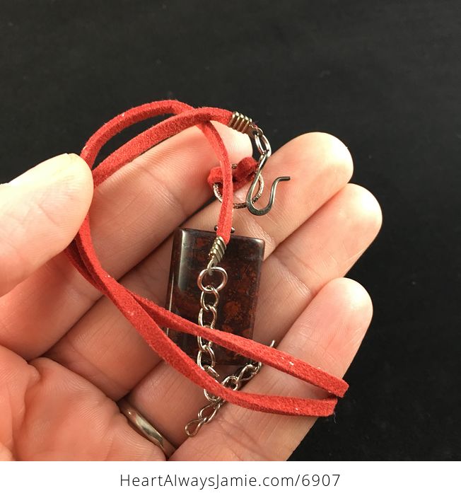 Red Jasper Stone Jewelry Pendant Necklace - #jONKT1jHGoA-4