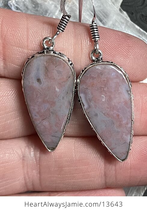 Red Moss Agate Earrings Stone Crystal Jewelry - #xOKEY7n9hfg-3