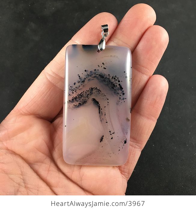 Reserved for Aliya Natural Dendritic Scenic Agate Stone Jewelry Pendant - #349prP2G0H0-1