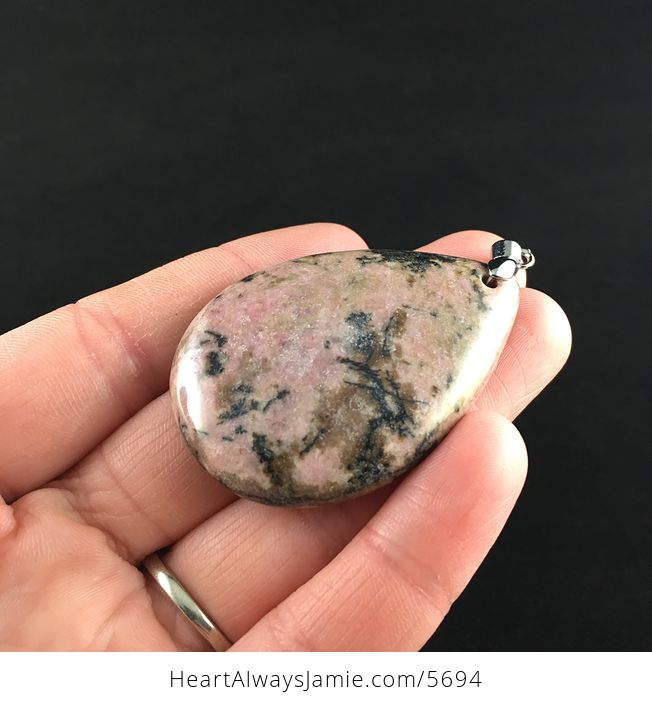 Rhodonite Stone Jewelry Pendant - #eFEadjx0Byg-3