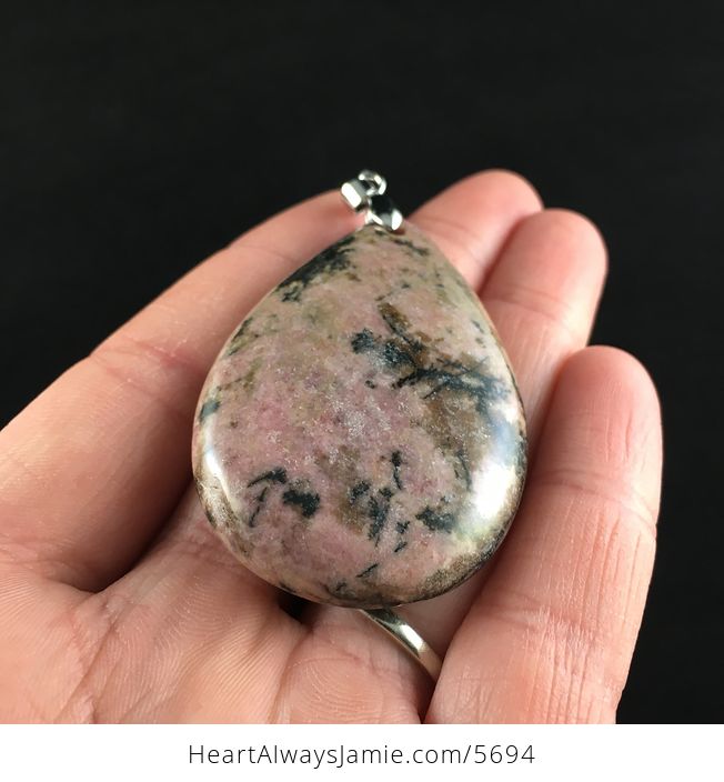 Rhodonite Stone Jewelry Pendant - #eFEadjx0Byg-2