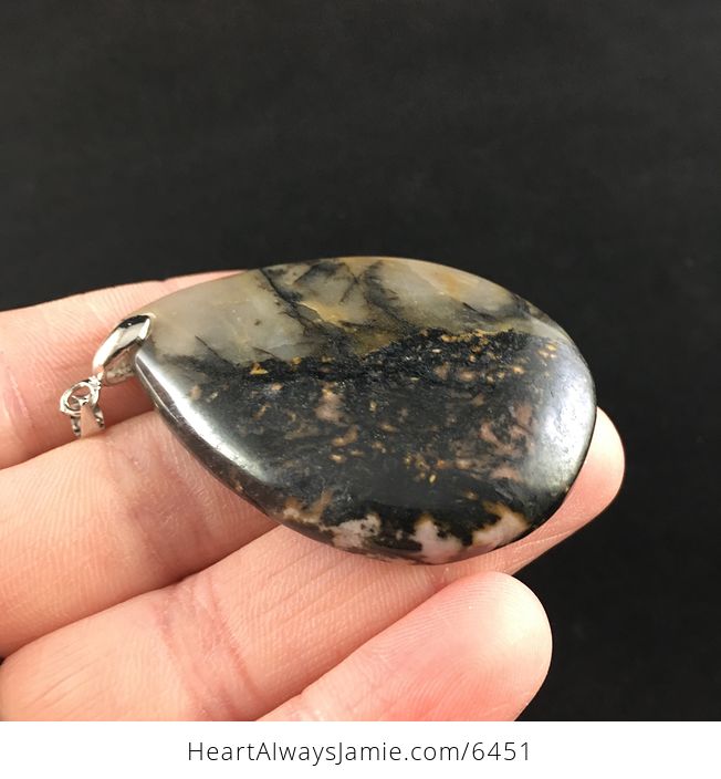 Rhodonite Stone Jewelry Pendant - #wkC04areDXw-4