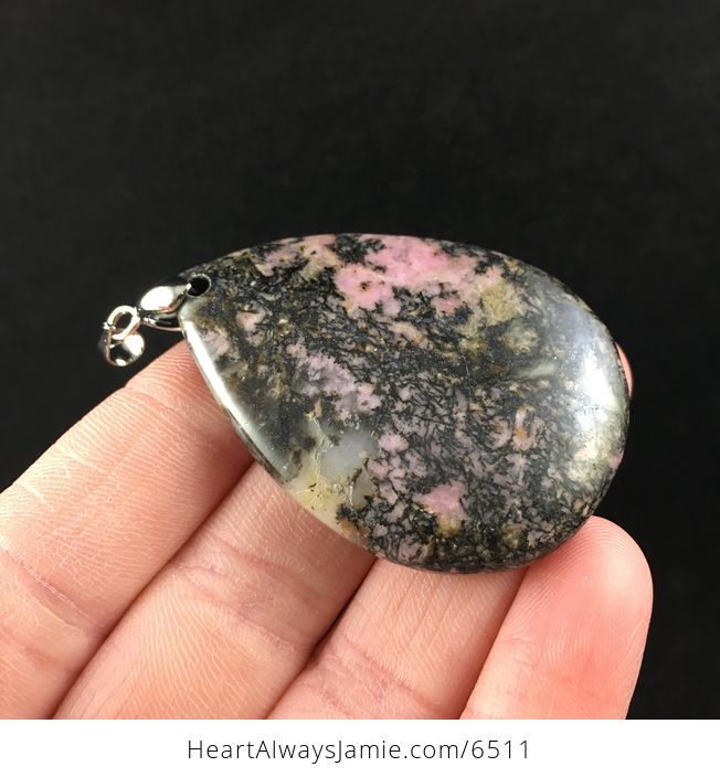 Rhodonite Stone Jewelry Pendant - #zRx0uwdrj6Y-4