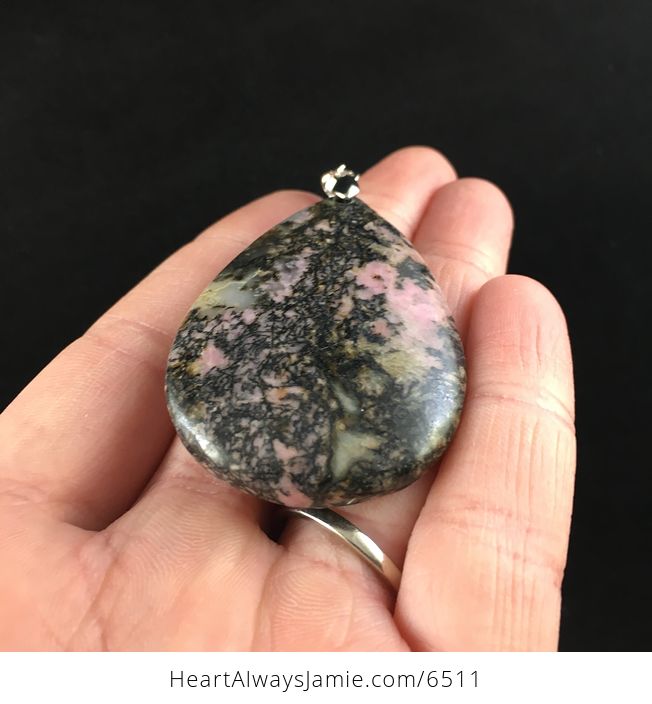 Rhodonite Stone Jewelry Pendant - #zRx0uwdrj6Y-2