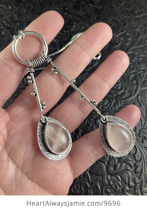 Rose Quartz Crystal Jewelry Necklace - #mgy8tPyWdAI-5