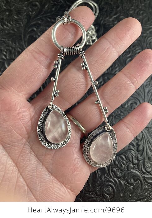 Rose Quartz Crystal Jewelry Necklace - #mgy8tPyWdAI-4