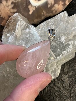 Rose Quartz Crystal Stone Jewelry Pendant #rHEr8Hr3Eyw