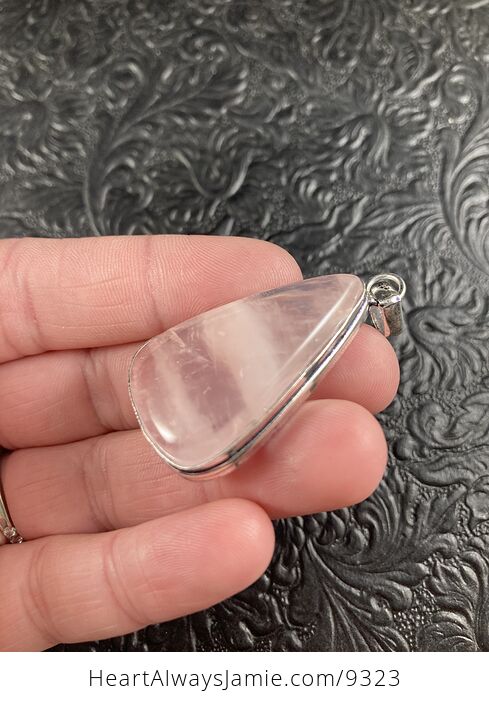 Rose Quartz Crystal Stone Jewelry Pendant - #1IleeP8xhiM-4