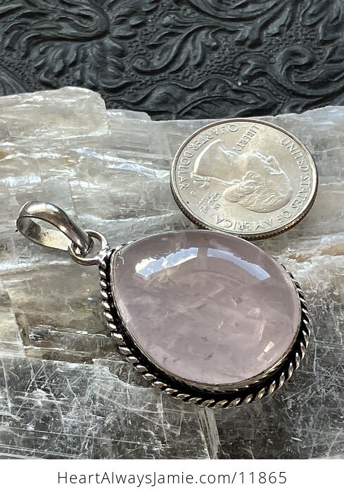 Rose Quartz Crystal Stone Jewelry Pendant - #jqs4QUKHLK4-6