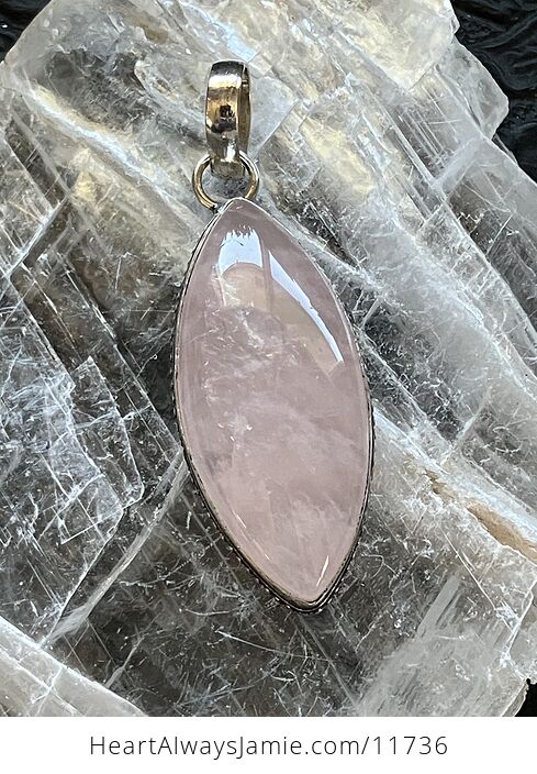 Rose Quartz Crystal Stone Jewelry Pendant - #p00xaS821C8-8